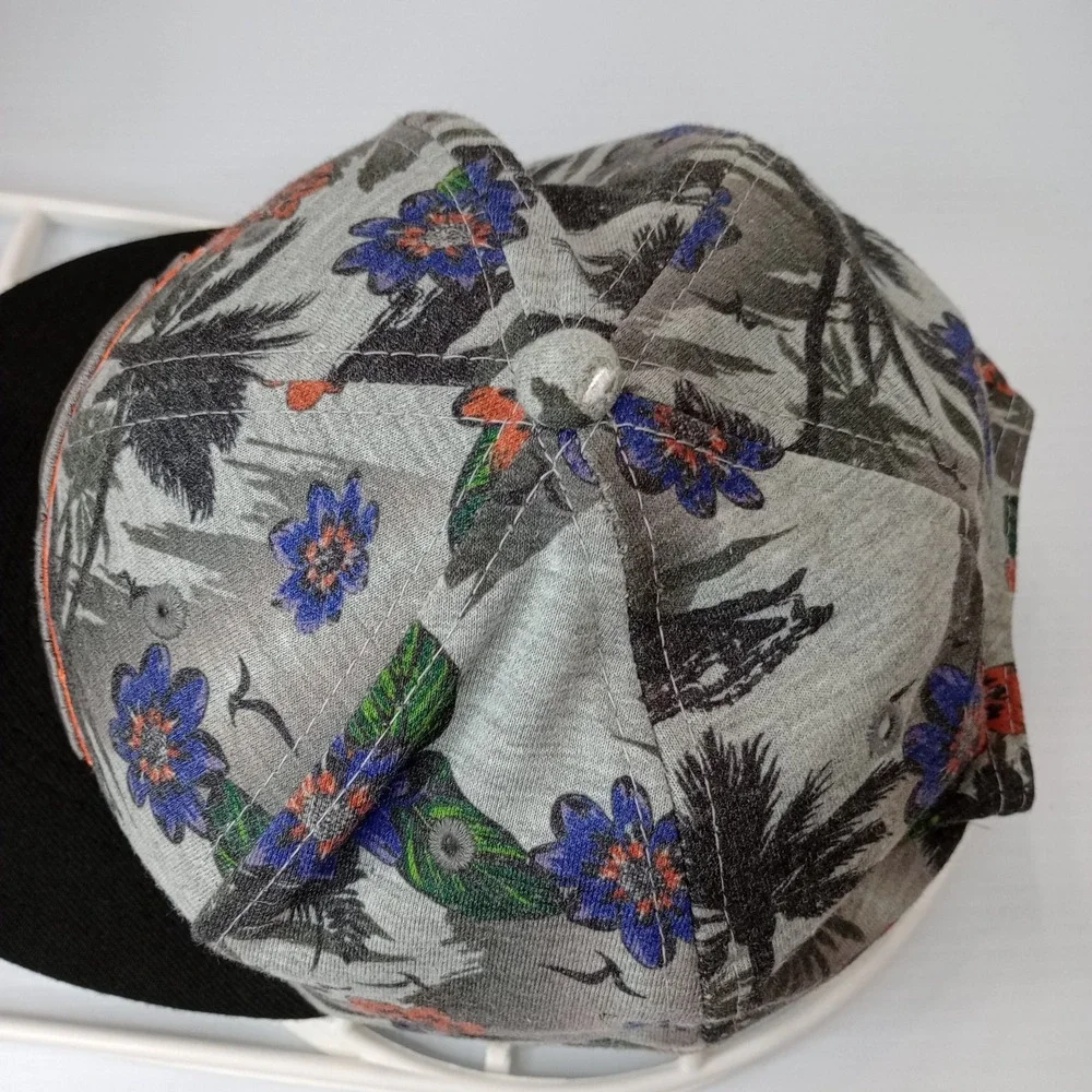 Denver Broncos New Era 9FIFTY Floral Snapback Hat‎ Gray Black NFL